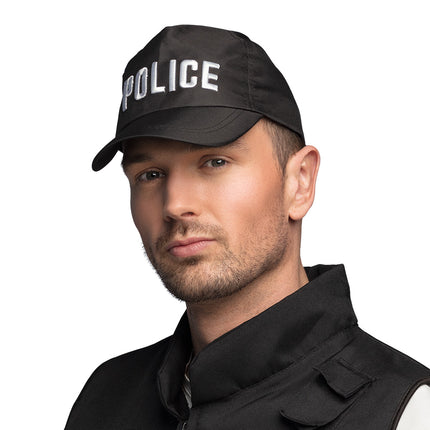 E-Carnavalskleding.nl Politie pet 'POLICE' verstelbaar