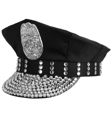 E-Carnavalskleding.nl Politiepet met strass Tess