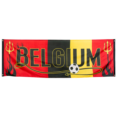 E-Carnavalskleding.nl Polyester banner 'Belgium'