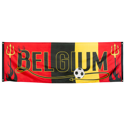 E-Carnavalskleding.nl Polyester banner 'Belgium'