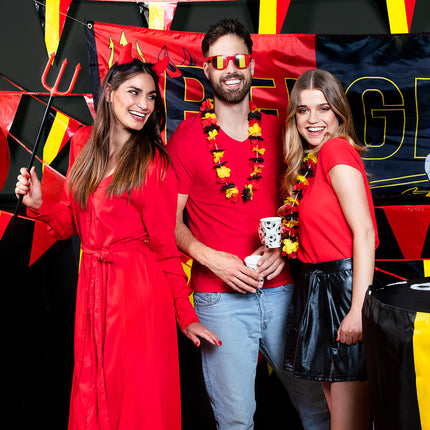 E-Carnavalskleding.nl Polyester banner 'Belgium'