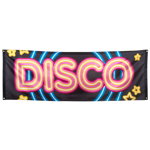 E-Carnavalskleding.nl Polyester banner 'Disco'