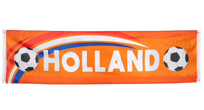 E-Carnavalskleding.nl Polyester banner 'Holland'