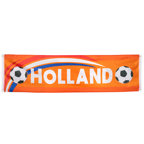 E-Carnavalskleding.nl Polyester banner 'Holland'