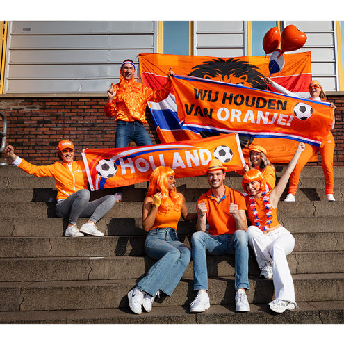 E-Carnavalskleding.nl Polyester banner 'Holland'