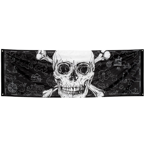 E-Carnavalskleding.nl Polyester banner Piraten
