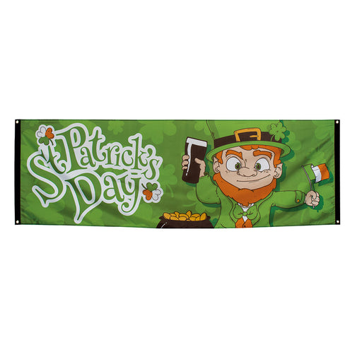 E-Carnavalskleding.nl Polyester banner 'St. Patrick's Day'