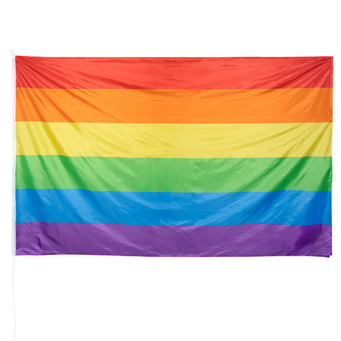 E-Carnavalskleding.nl Polyester reuzenvlag Regenboog