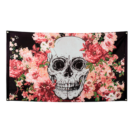 E-Carnavalskleding.nl Polyester vlag Day of the Dead