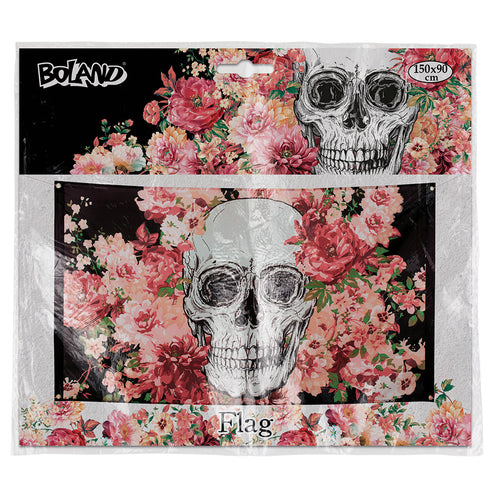E-Carnavalskleding.nl Polyester vlag Day of the Dead