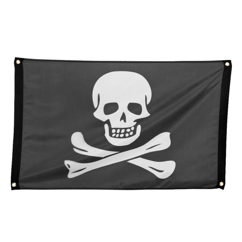 E-Carnavalskleding.nl Polyester vlag Piraten classic