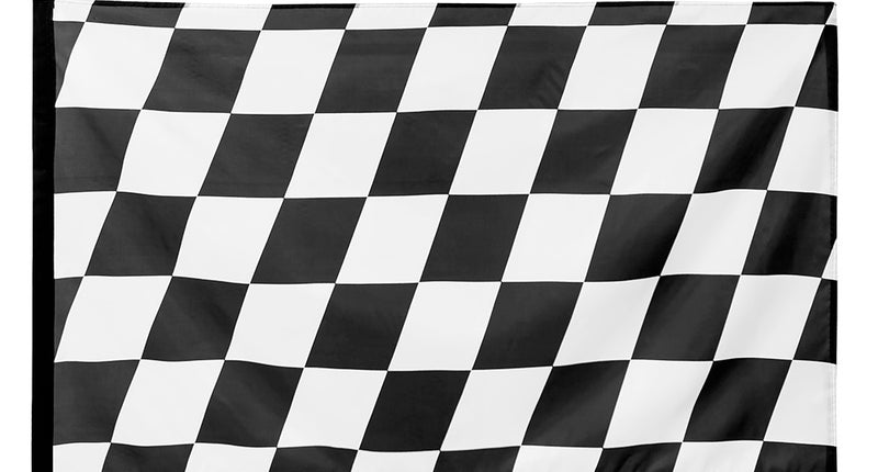E-Carnavalskleding.nl Polyester vlag Racing
