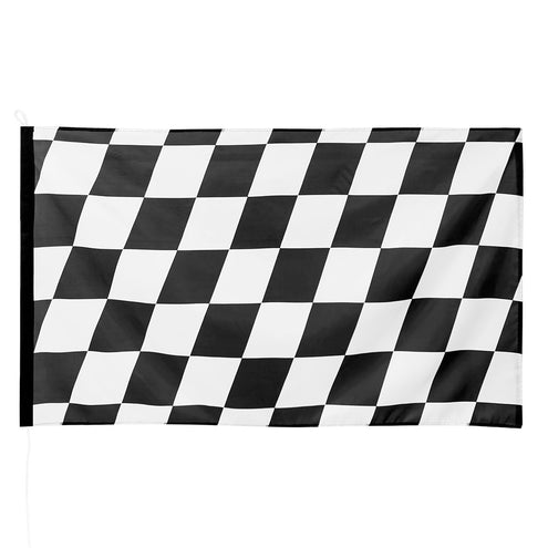 E-Carnavalskleding.nl Polyester vlag Racing