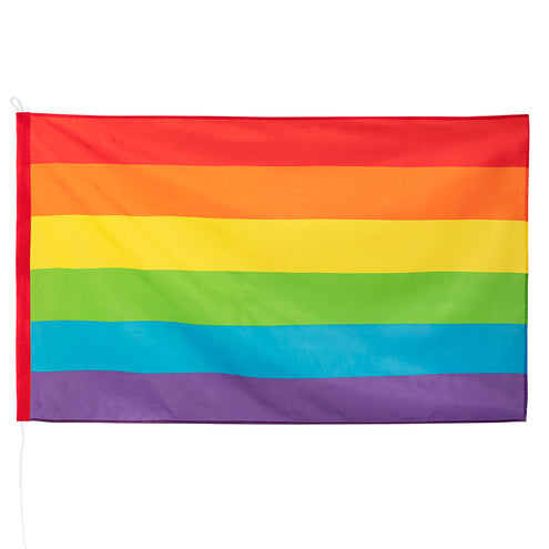 E-Carnavalskleding.nl Polyester vlag Regenboog
