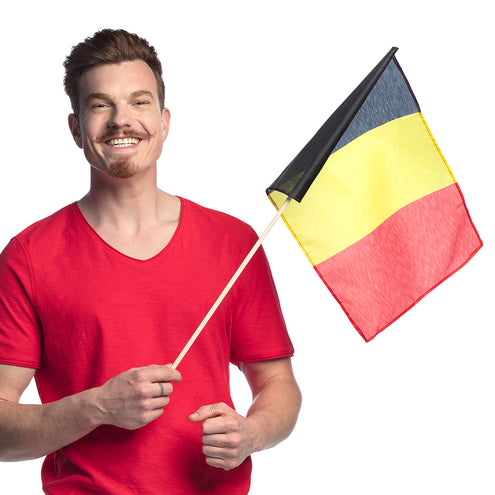 E-Carnavalskleding.nl Polyester zwaaivlag Belgie