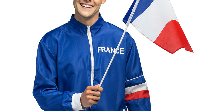 E-Carnavalskleding.nl Polyester zwaaivlag Frankrijk