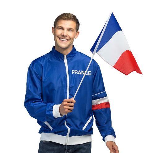 E-Carnavalskleding.nl Polyester zwaaivlag Frankrijk