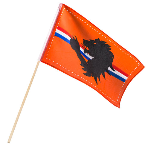 E-Carnavalskleding.nl Polyester zwaaivlag Leeuw