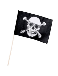 E-Carnavalskleding.nl Polyester zwaaivlag Piraten classic