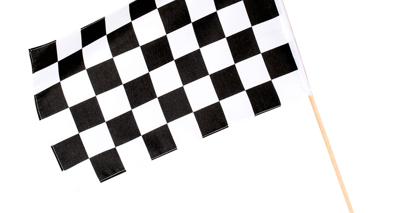 E-Carnavalskleding.nl Polyester zwaaivlag Racing