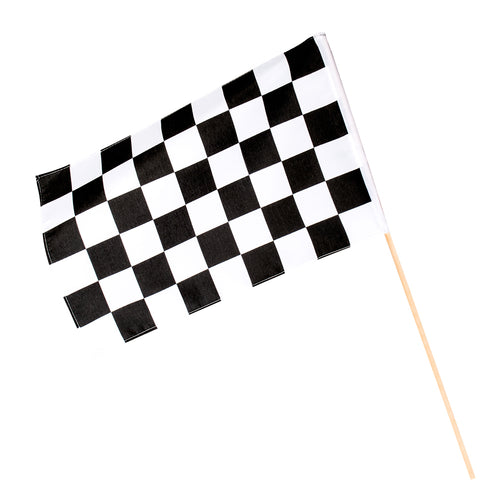 E-Carnavalskleding.nl Polyester zwaaivlag Racing