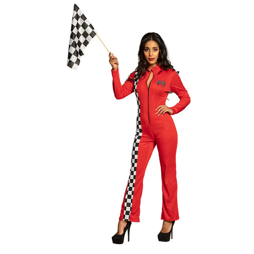 E-Carnavalskleding.nl Polyester zwaaivlag Racing