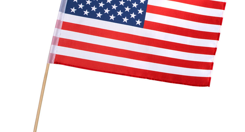 E-Carnavalskleding.nl Polyester zwaaivlag USA
