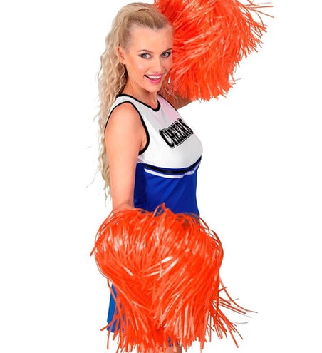 E-Carnavalskleding.nl Pom pom oranje Evi