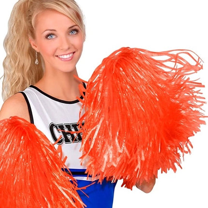 E-Carnavalskleding.nl Pom pom oranje Evi