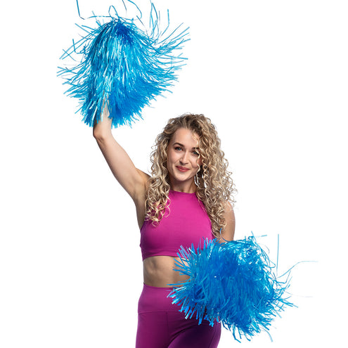 E-Carnavalskleding.nl Pompom deluxe blauw