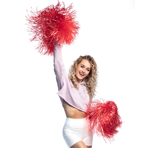 E-Carnavalskleding.nl Pompom deluxe rood