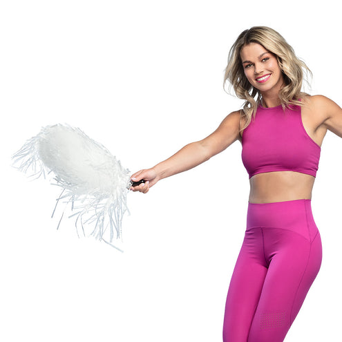E-Carnavalskleding.nl Pompom deluxe wit