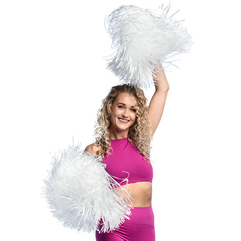 E-Carnavalskleding.nl Pompom deluxe wit
