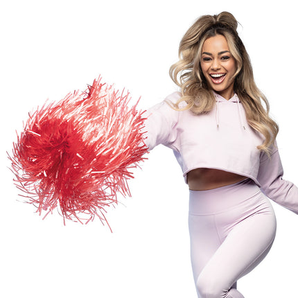 E-Carnavalskleding.nl Pompom rood