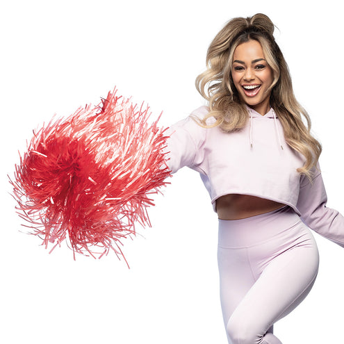 E-Carnavalskleding.nl Pompom rood