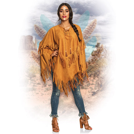 E-Carnavalskleding.nl Poncho Bohemian