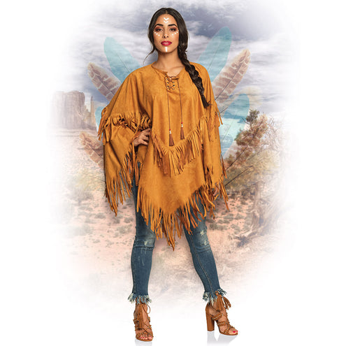 E-Carnavalskleding.nl Poncho Bohemian