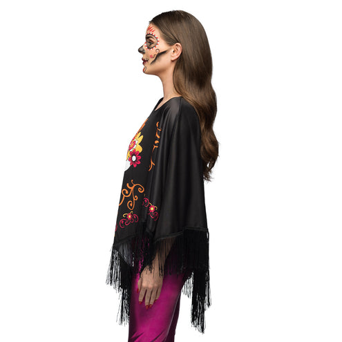 E-Carnavalskleding.nl Poncho Catrina Day of the death