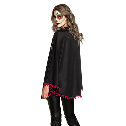 E-Carnavalskleding.nl Poncho Day of the Dead