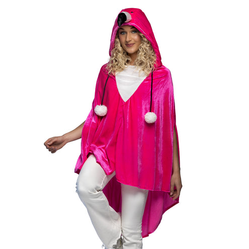 E-Carnavalskleding.nl Poncho Flamingo