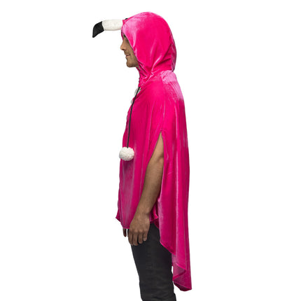 E-Carnavalskleding.nl Poncho Flamingo
