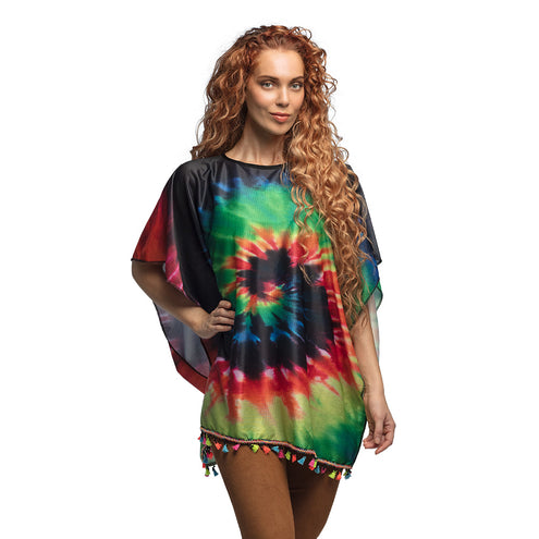 E-Carnavalskleding.nl Poncho Heaven psychedelic