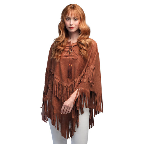 E-Carnavalskleding.nl Poncho Hippie boho