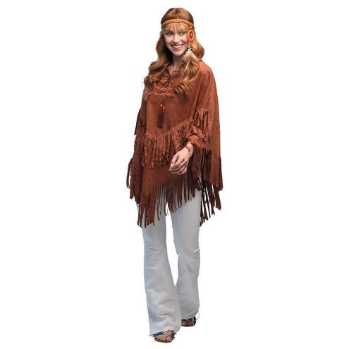 E-Carnavalskleding.nl Poncho Hippie boho