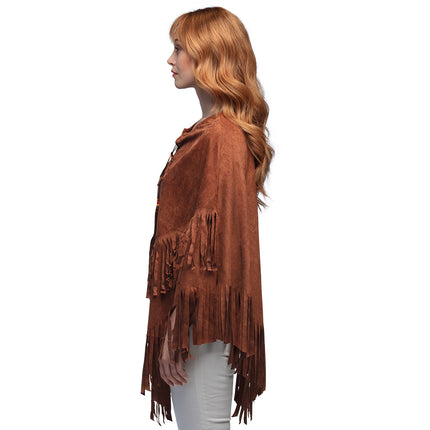 E-Carnavalskleding.nl Poncho Hippie boho