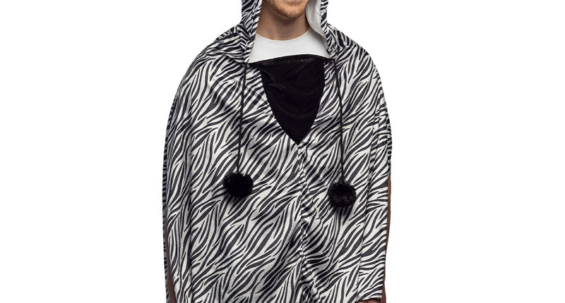 E-Carnavalskleding.nl Poncho Zebra