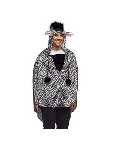 E-Carnavalskleding.nl Poncho Zebra