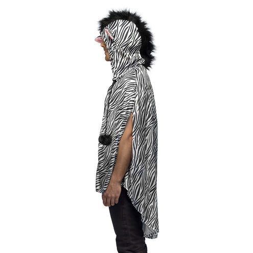 E-Carnavalskleding.nl Poncho Zebra