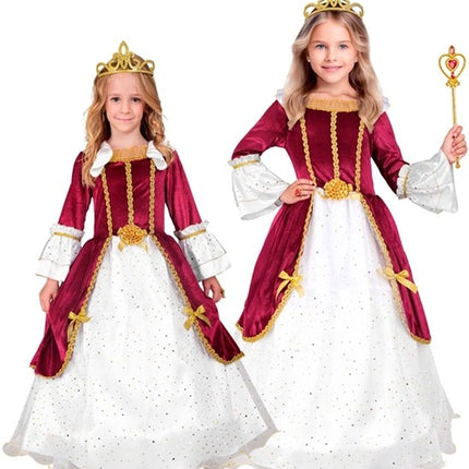 E-Carnavalskleding.nl Prinses rood kostuum Luuke kinderen