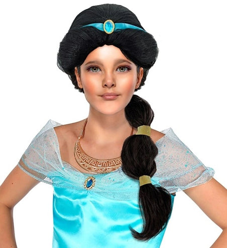 E-Carnavalskleding.nl Pruik arabische prinses kind Jasmine